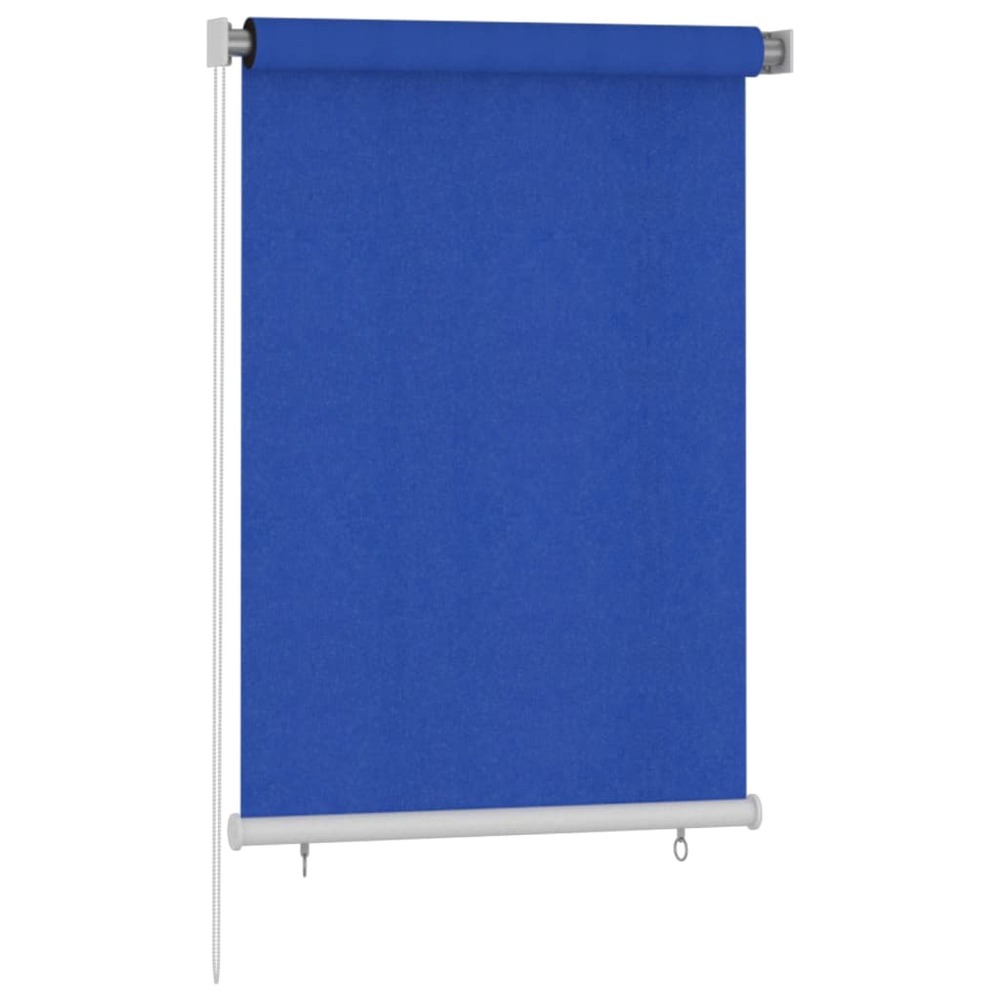 Store roulant d'extérieur 100x140 cm bleu pehd