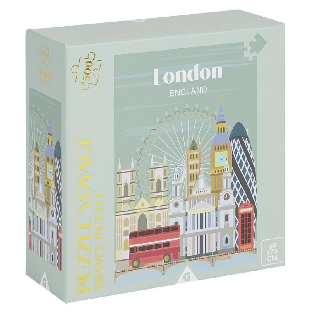 Puzzle voyage London England 500 pièces 50x70cm