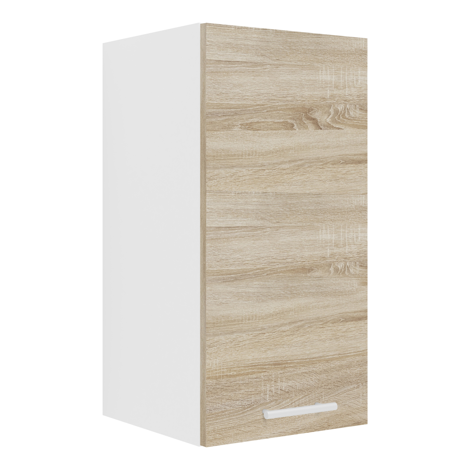 Hängeschrank ESILO - weiß - Sonoma Eiche - 30 cm