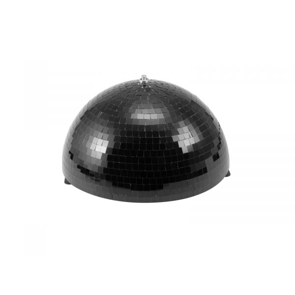 Eurolite Half Mirror Ball 30cm Black Motorized