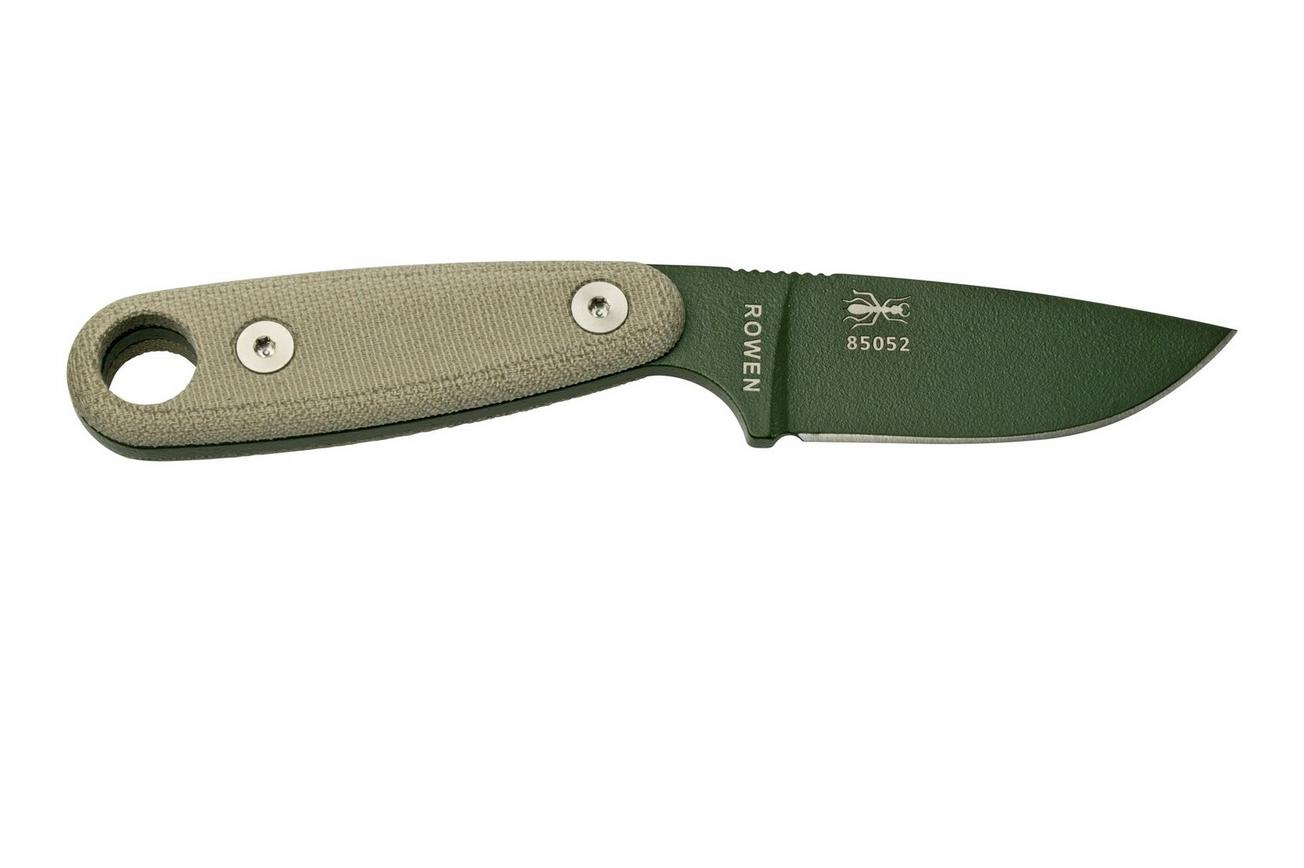 ESEE Izula II OD Green IZULA-II-OD survivalmes met zwarte schede   riemclip