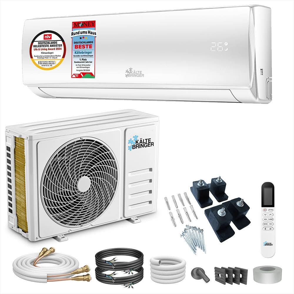 Kältebringer Split Air Conditioner Quick Connect 3.4kW 12,000 BTU comp