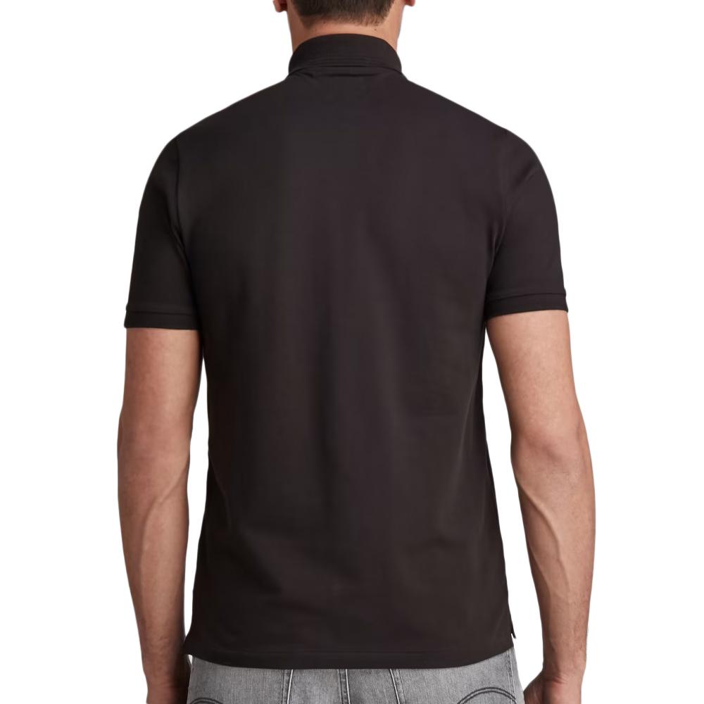 Polo Noir Homme G-Star Dunda