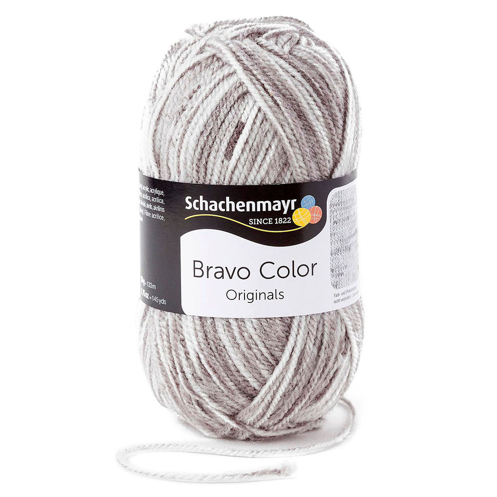 Pelote de laine BRAVO COLOR multicolore COL2110 50g