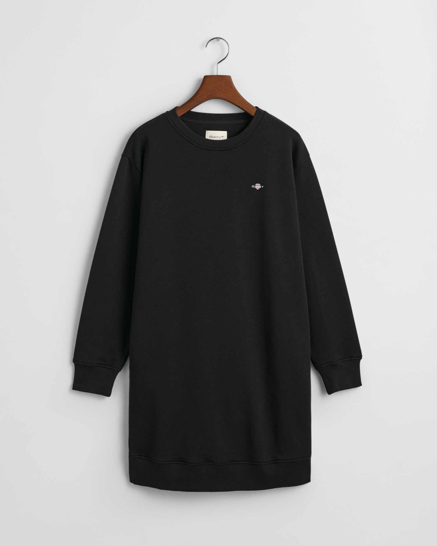 Gant Sweatkleid »SHIELD C-NECK SWEAT DRESS« Shield Sweatkleid mit Rundhalsausschnitt