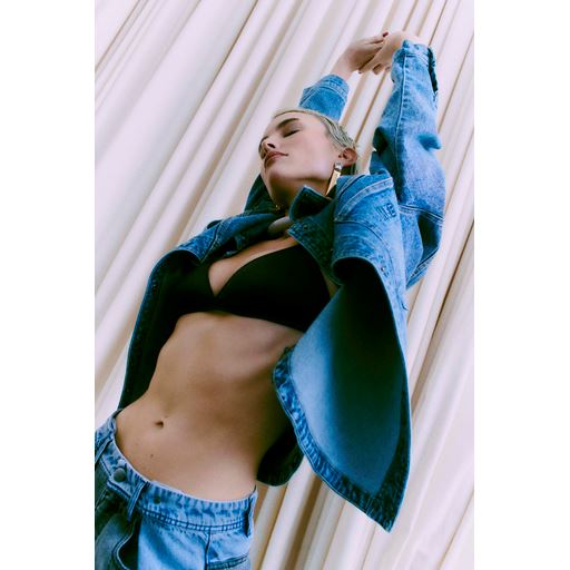 Copenhagen Muse Tracy Denimjakke, Vintage Blue Denim, XS/S