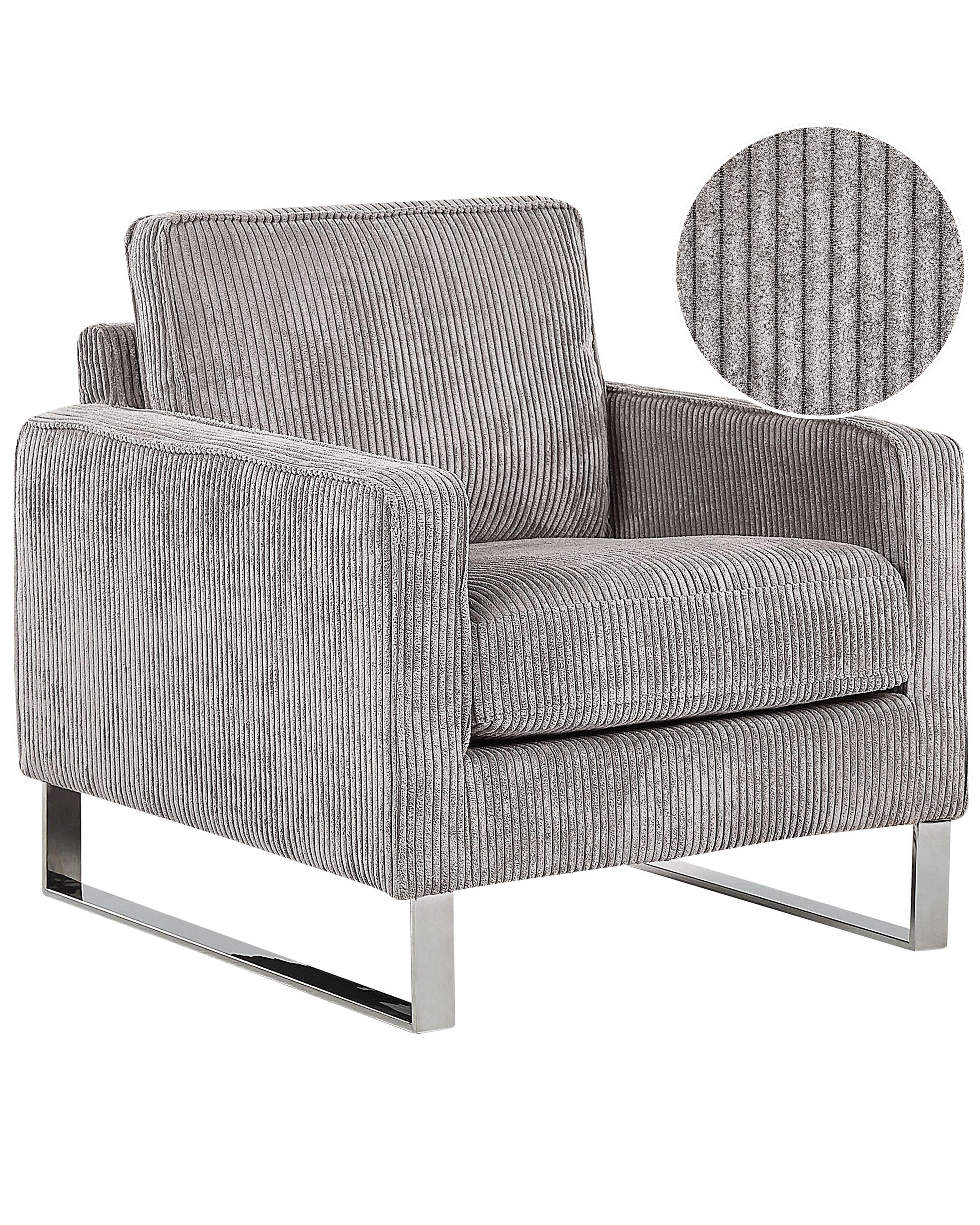 Fauteuil VIND Corduroy Lichtgrijs