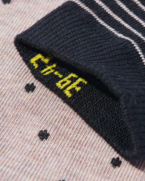 2 paires de chaussettes femme avec bambou sans coutures gris chiné
