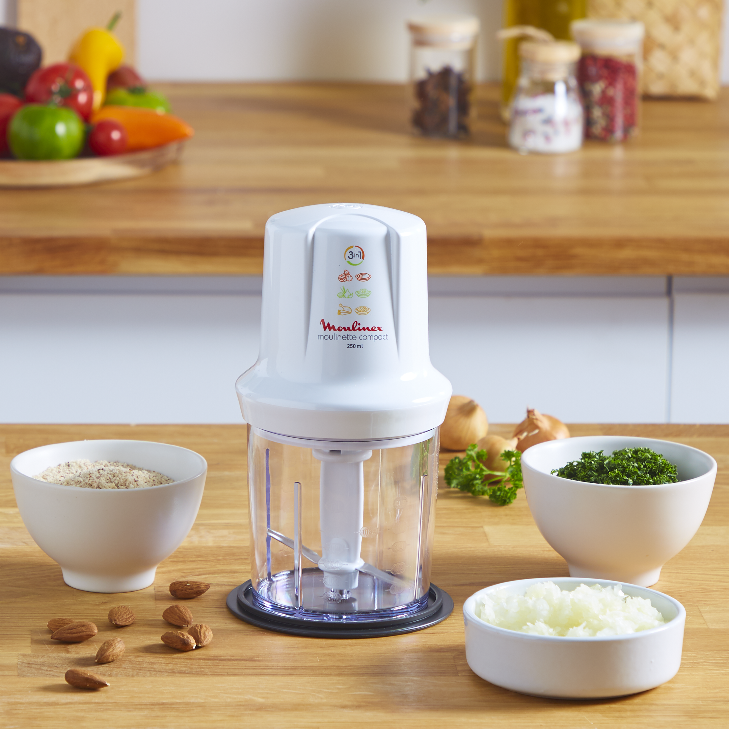 Multimoulinette compact 350 W Blanc