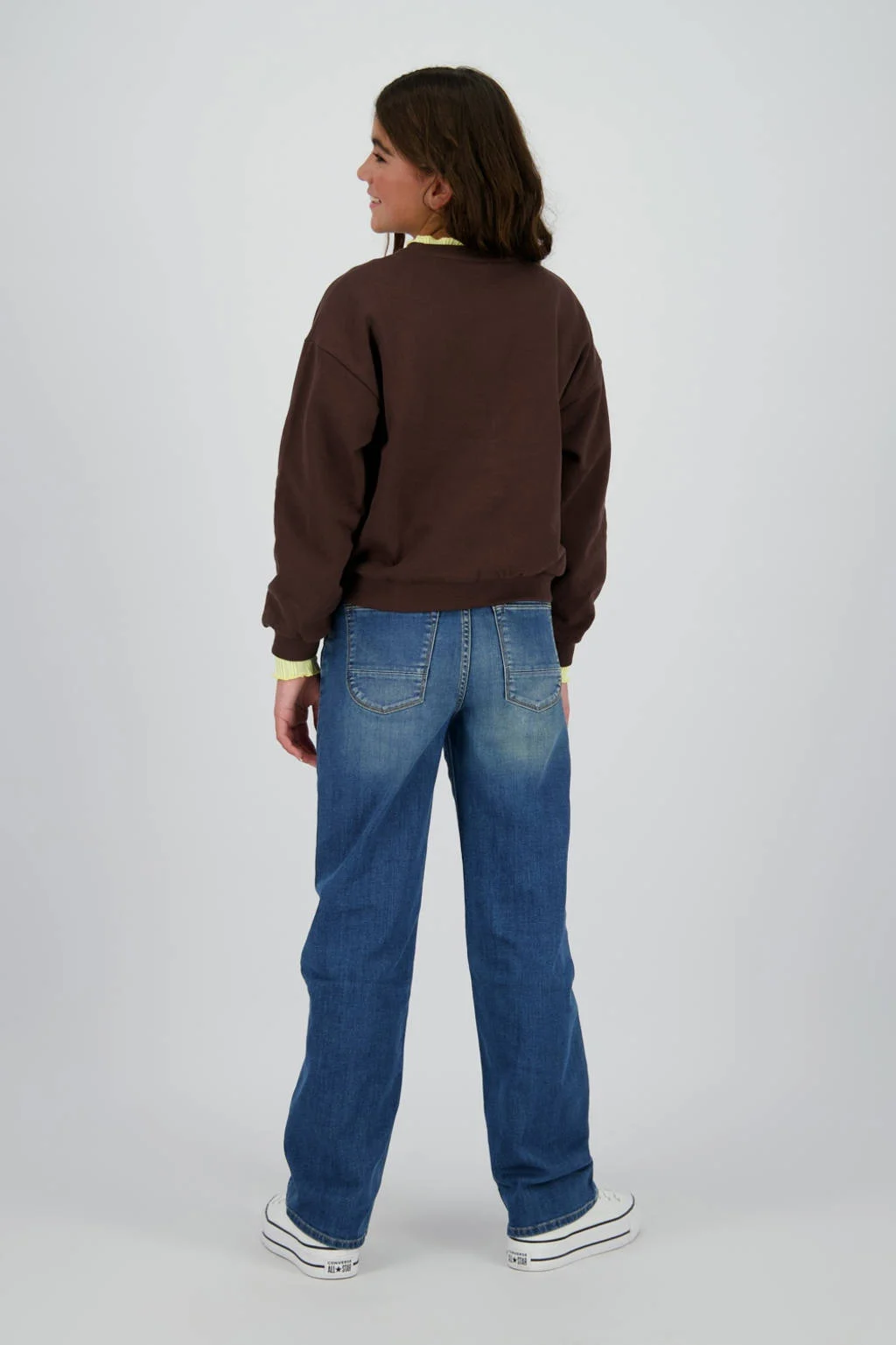 Raizzed sweater bruin