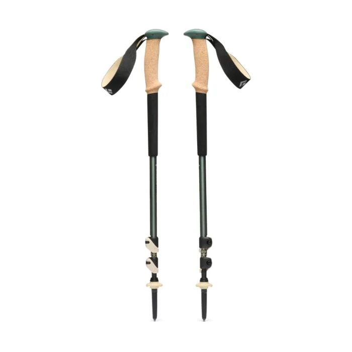Black Diamond Unisex Stave Trail Cork Trekking Poles Grøn