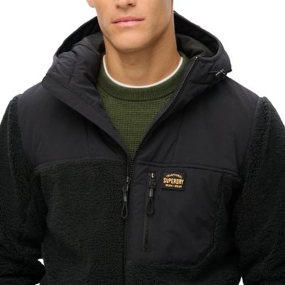 Sherpa homme Hood Expedition Borg Hybrid SUPERDRY