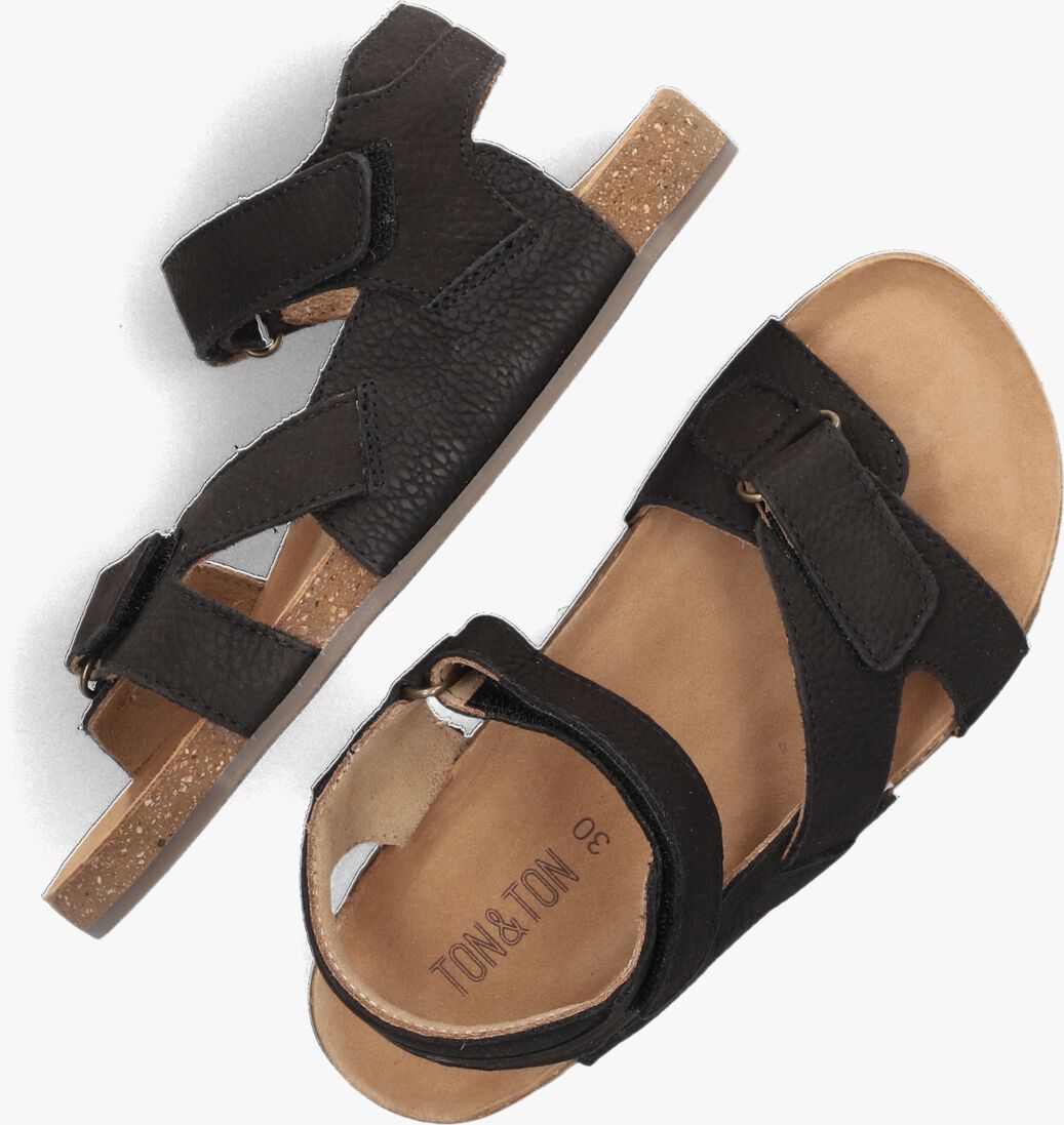 TON & TON zwarte ton & ton sandalen neo
