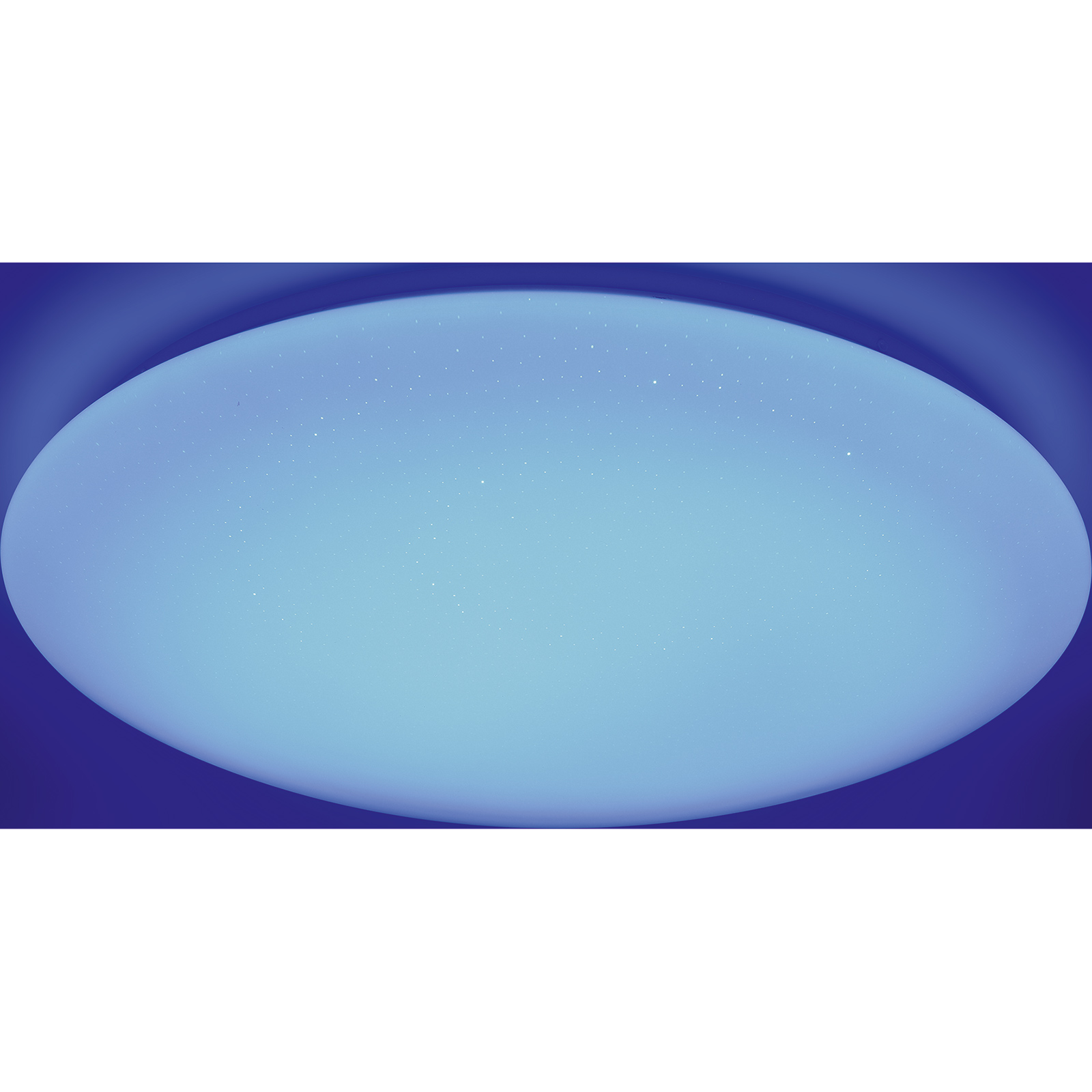 LAMPURA LED-RGB-Tuya-Wifi-Deckenleuchte - weiß - mit Sternenoptik