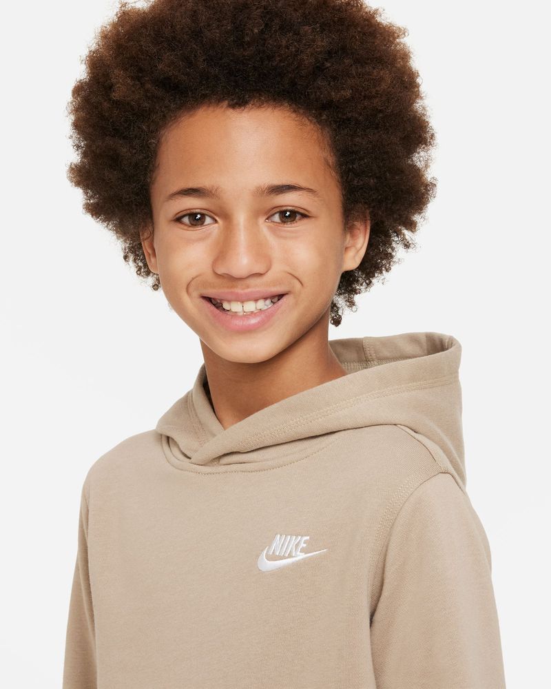 Sweat à capuche Nike Sportswear Club Beige pour enfant