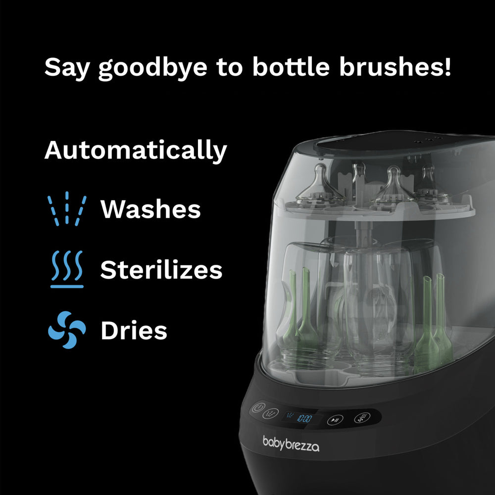 Køb Baby Brezza Black Flaske Washer Pro
