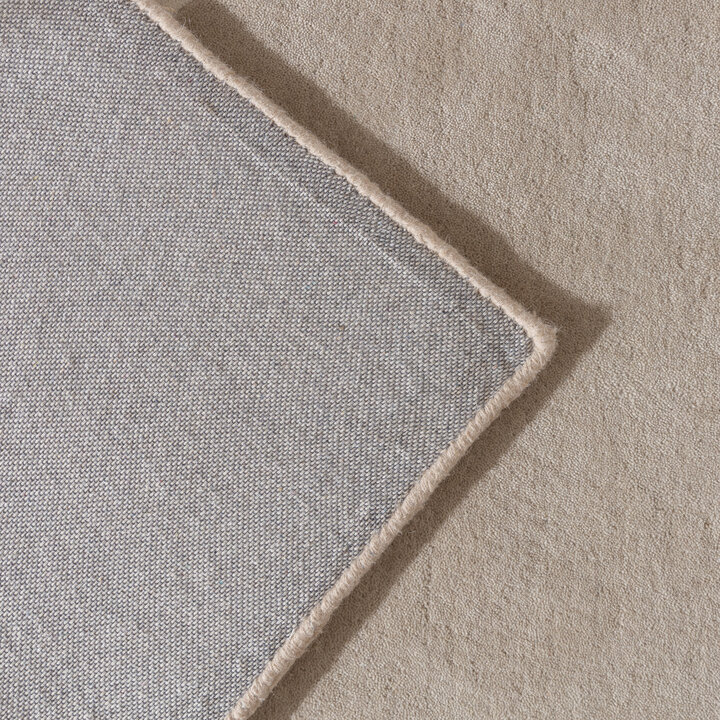 Wollen abstract vloerkleed - Clarice Creme/Beige