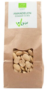 Vitiv Biologische Amandelen Zonder Vlies 250GR