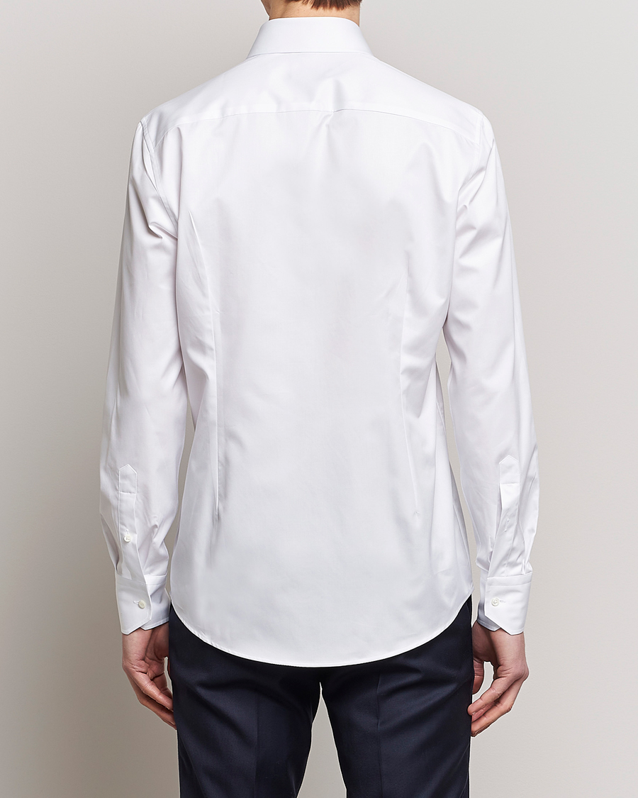Stenströms Slimline Kent Collar Shirt White