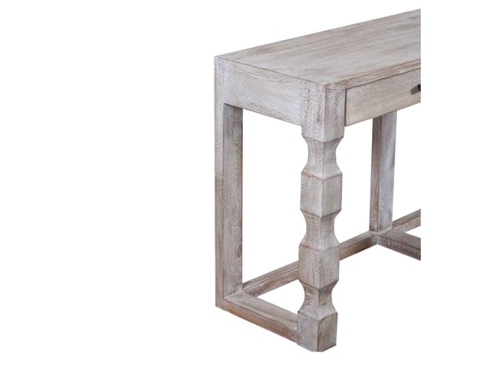 BOIS ET CHIFFONS CONCEPT - Grande console en bois - mango hampton