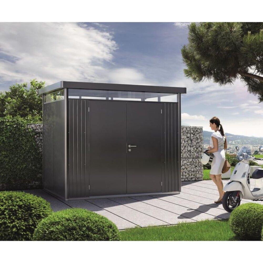 REDSKAPSBOD BIOHORT HIGHLINE DOBBELDØR MØRK GRÅ STR H2 5,36