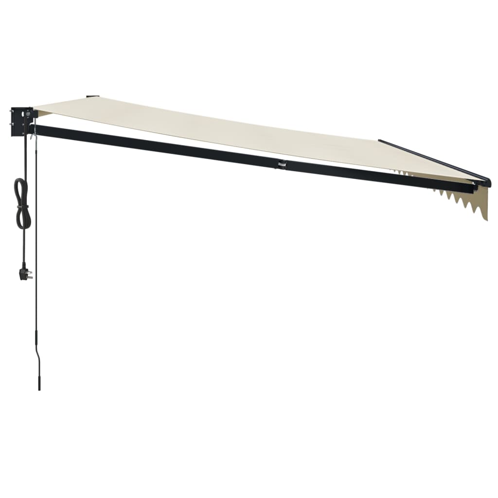 Auvent rétractable automatique crème 4,5x3 m