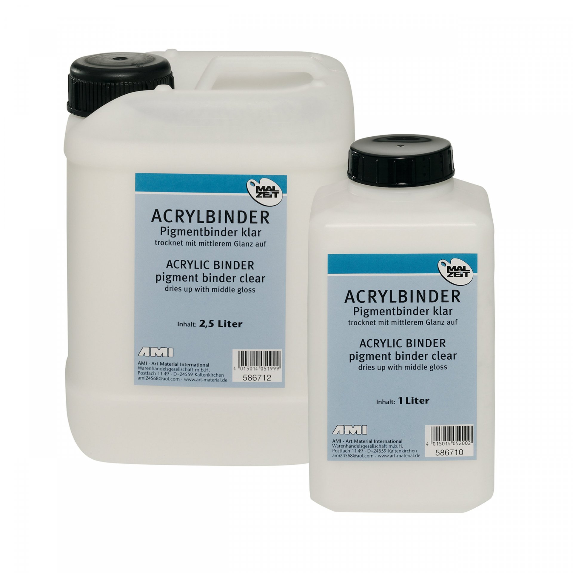 Acrylbinder transparent, seidenglänzend
