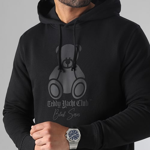 Sweat Capuche Black Series Bear Collection Noir
