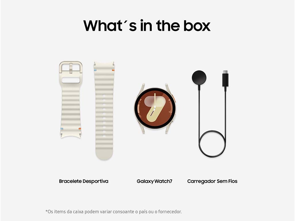 SMARTWATCH SAMSUNG WATCH7 40MM CREME BT