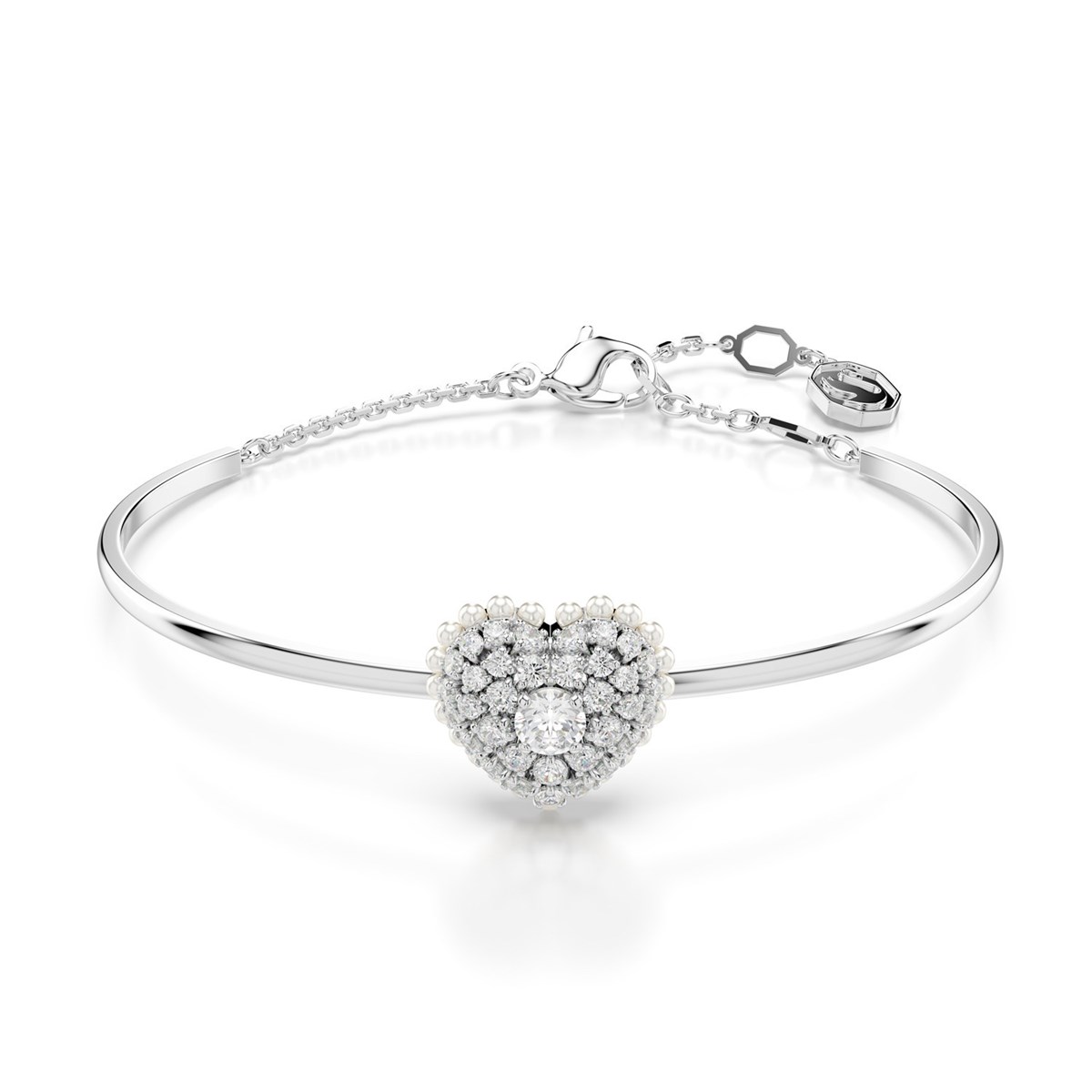Bracelet jonc Swarovski Hyperbola coeur