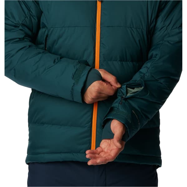 Veste de ski COLUMBIA ROARING FORK DOWN JACKET NIGHT WAVE/BRIGHT ORANGE POPS