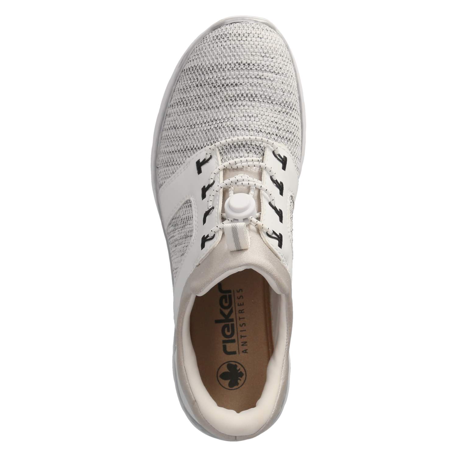 Rieker Slip On Sneaker - grau kombi