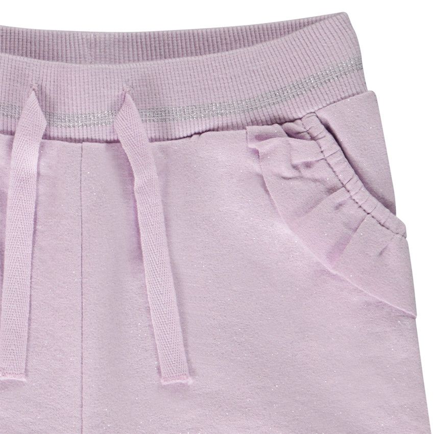 Ensemble 3 pièces molletonné avec gilet Minnie Disney pour bébé fille - Lilas