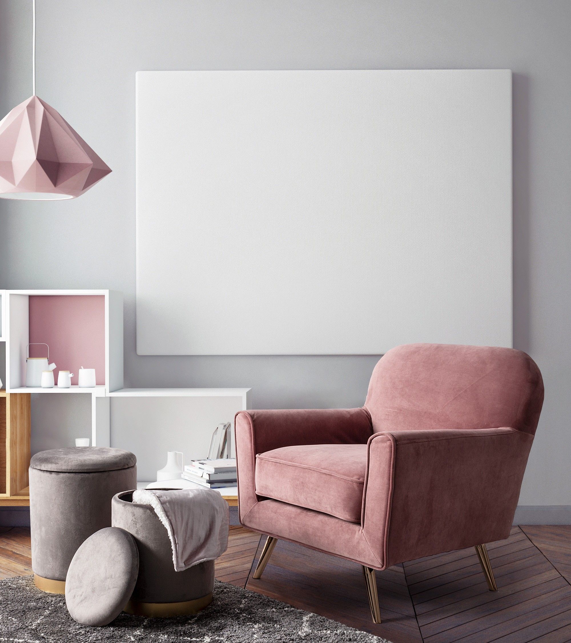 Hocker POLINA 2er Set