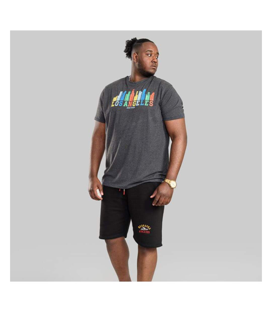 Duke - T-shirt HEMFORD D555 - Homme (Anthracite) - UTDC374