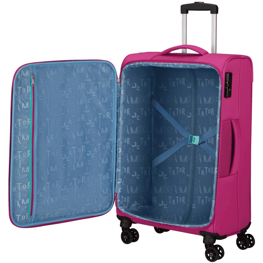 American Tourister Sea Seeker - 4-Rollen-Trolley M 68 cm deep fuchsia
