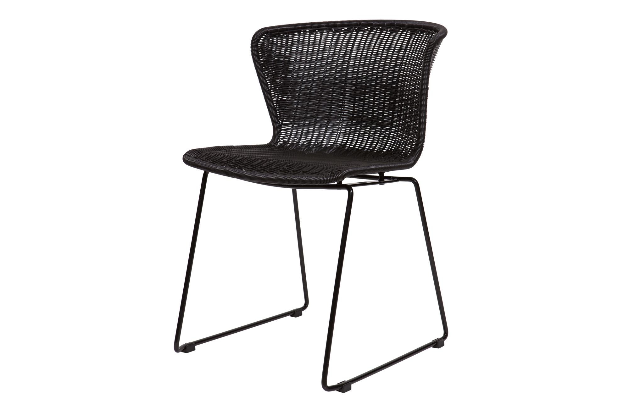 Wings stoel - Set van 2 - Zwart