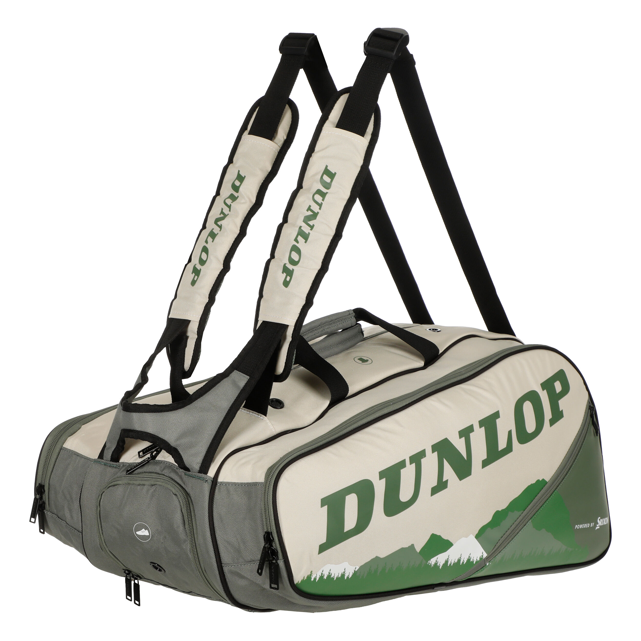 Dunlop Performance Housse De Raquette Lot De 12 - Vert , Beige