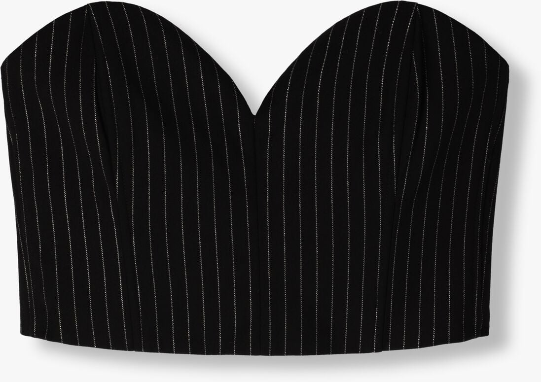 zwarte gestuz top caylinagz corsage