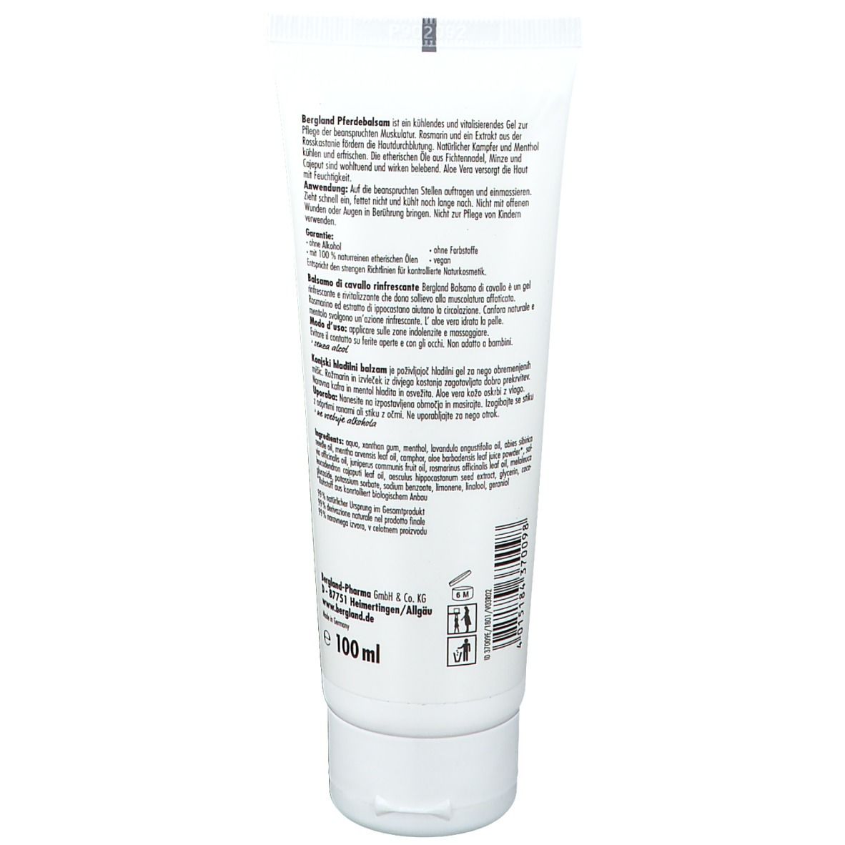 Bergland Pferdebalsam kühlend 100 ml