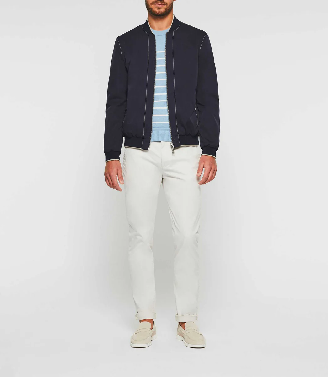 Blouson teddy léger marine 