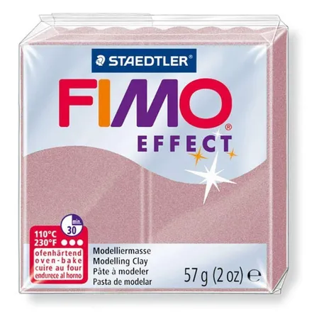 STAEDTLER® FIMO® effect Normalblock, 57 g, roségold pearl