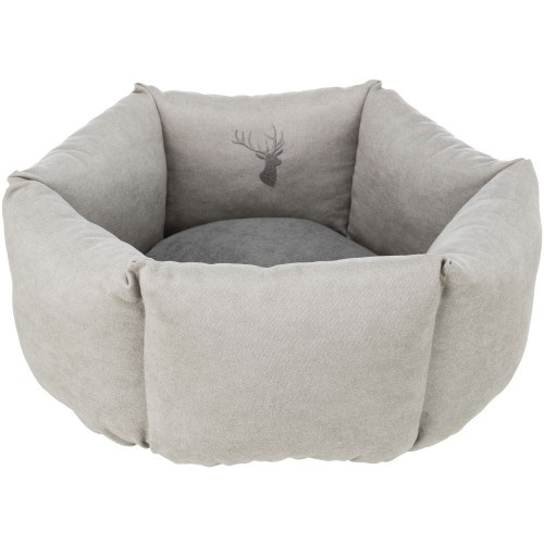 Cama redonda cinza Trixie Leni para cães