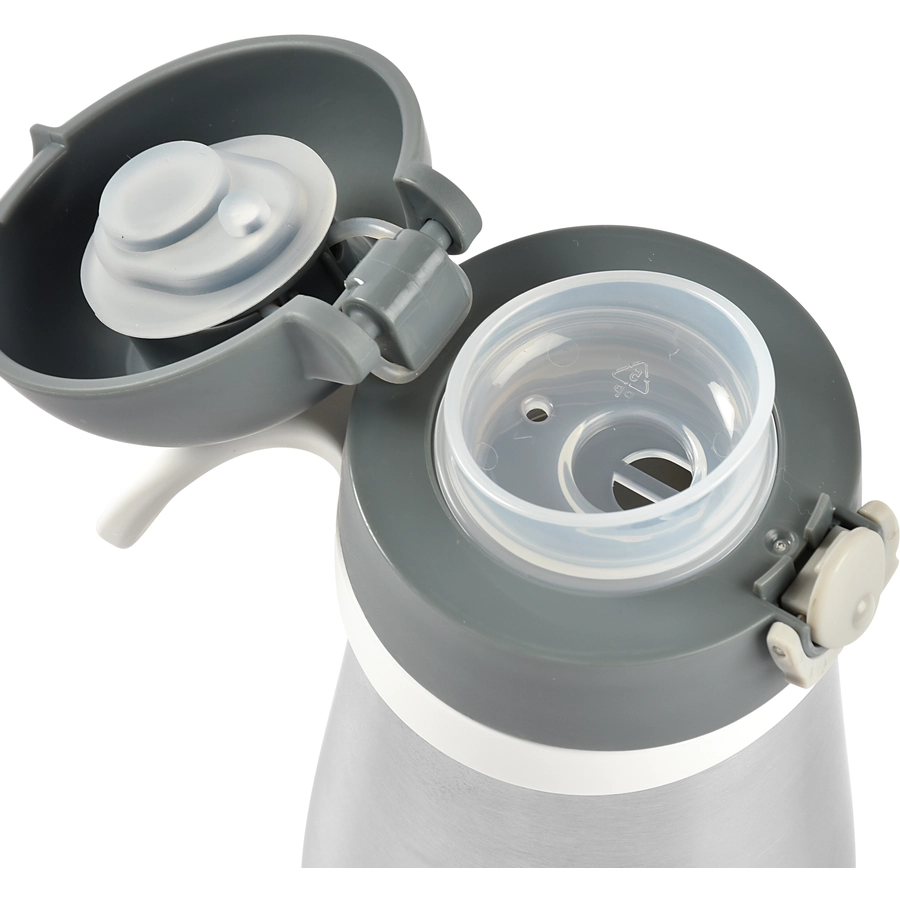 BEABA® Thermoflasche aus Edelstahl 350ml - mineralgrau