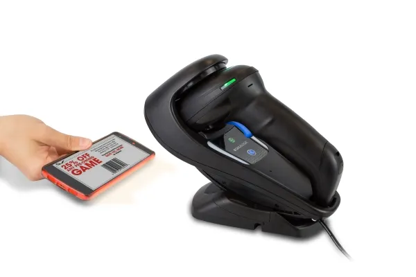Datalogic Gryphon I GD4590 - Stregkodescanner - håndmodel - 2D imager - afkodet - tastaturkile, RS-232, USB