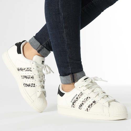 Baskets Femme Superstar IF7615 Off White Core Black