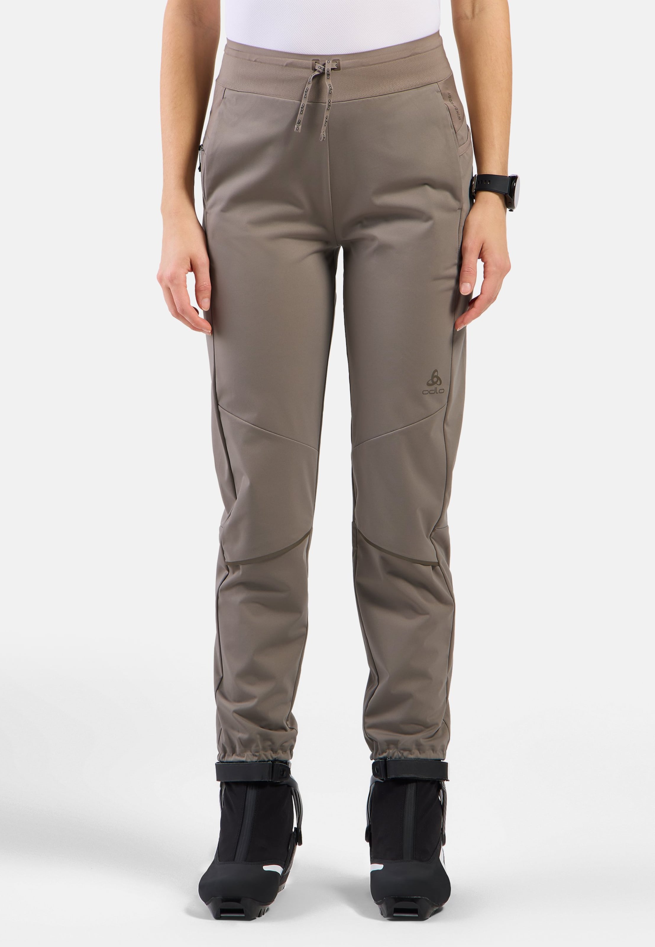 Winddichte Zeroweight Pro Warm Langlaufhose in cinder