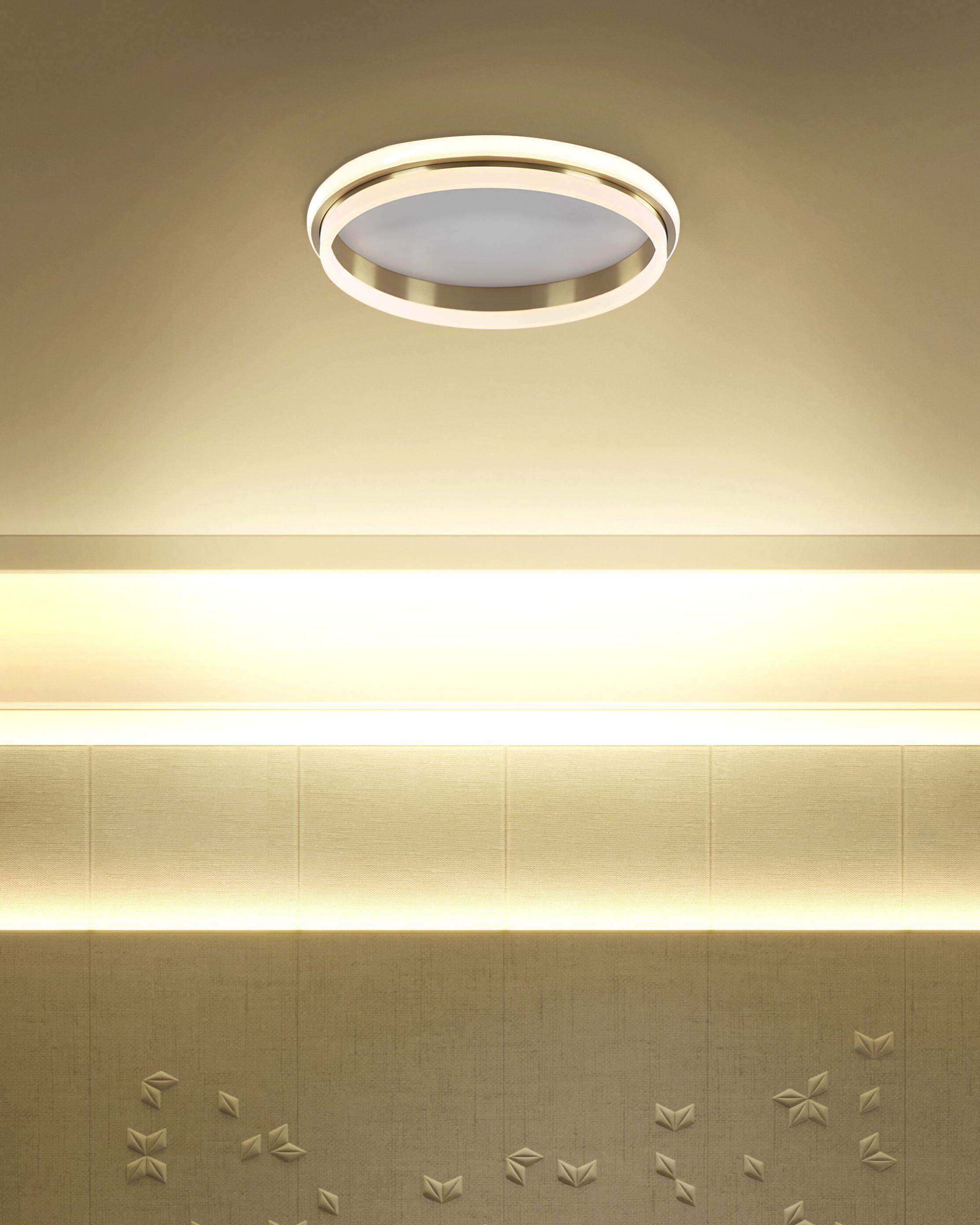LED plafondlamp TAPING Metaal Goud