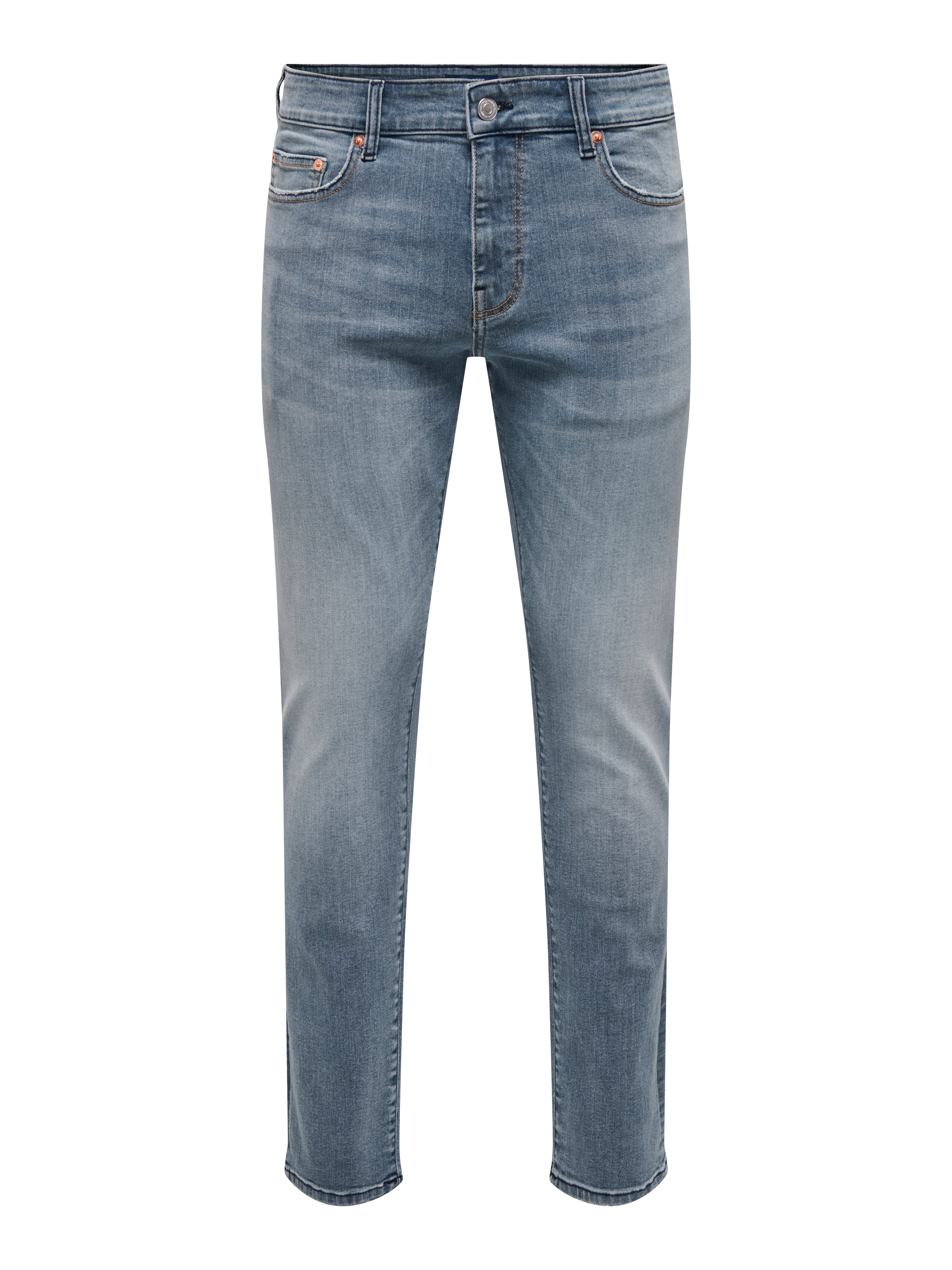 ONSLOOM Mittlere Taille Slim Fit Jeans Dark Blue Denim