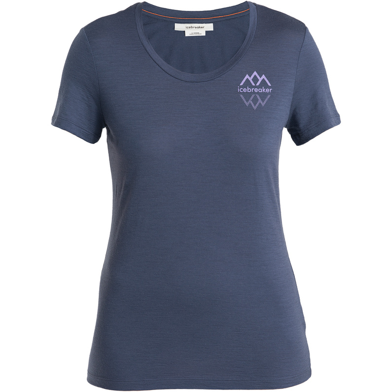 Icebreaker Damen Tech Lite III Scoop Logo Reflections T-Shirt